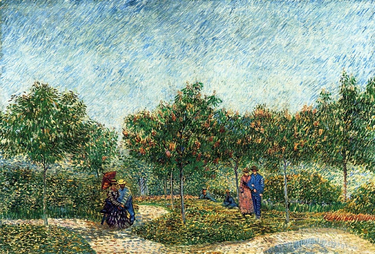 Die Voyer d Argenson Park in Asnieres Vincent van Gogh Ölgemälde